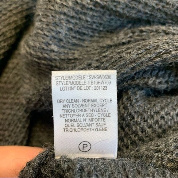 Helmut Lang Gray Alpaca Wool Openfront Cardigan XS - Picture 8 of 11
